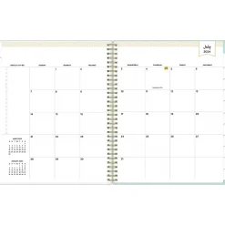 Blue Sky 2024-2025 Day Designer Flower Field Mint 8.5