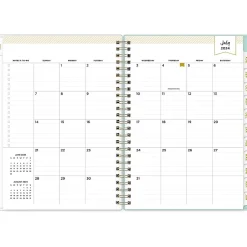 Blue Sky 2024-2025 Day Designer Flower Field Mint 5.88