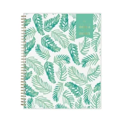 Blue Sky 2024-2025 Day Designer Palms 8.5" x 11" Academic Weekly & Monthly Planner, Plastic Cover, White/Green (137891-A25) Best