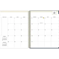 Blue Sky 2024-2025 Day Designer Peyton Navy 8.5