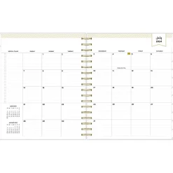 Blue Sky 2024-2025 Day Designer Rugby Stripe 8