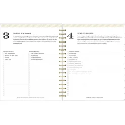 Blue Sky 2025 Day Designer Rugby Stripe 8