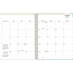 Blue Sky 2025 Day Designer Secret Garden Mint Green 8.5