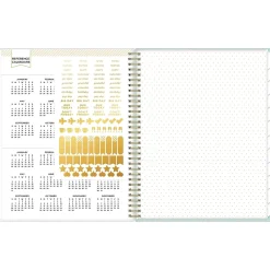 Blue Sky 2025 Day Designer Secret Garden Mint Green 8.5