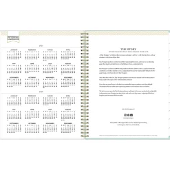 Blue Sky 2025 Day Designer Secret Garden Mint Green 8.5