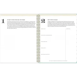 Blue Sky 2025 Day Designer Secret Garden Mint Green 8.5