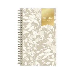 Blue Sky 2025 Day Designer Tess 5" x 8" Weekly & Monthly Planner, Plastic Cover, Tan/Off-White (148145) Discount