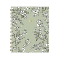 Blue Sky 2025 Day Designer The Everygirl Tuberose 8.5" x 11" Weekly Planner, Plastic Cover, Green/White (150775) Hot