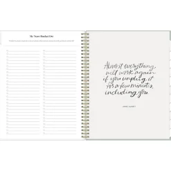 Blue Sky 2025 Day Designer The Everygirl Tuberose 8.5