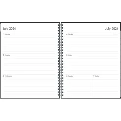 Blue Sky 2024-2025 Enterprise 7" x 9" Academic Weekly & Monthly Planner, Plastic Cover, Black (131982-A25) Online