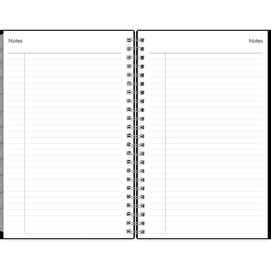 Blue Sky 2024-2025 Enterprise 5" x 8" Academic Weekly & Monthly Planner, Plastic Cover, Black (130611-A25) Discount