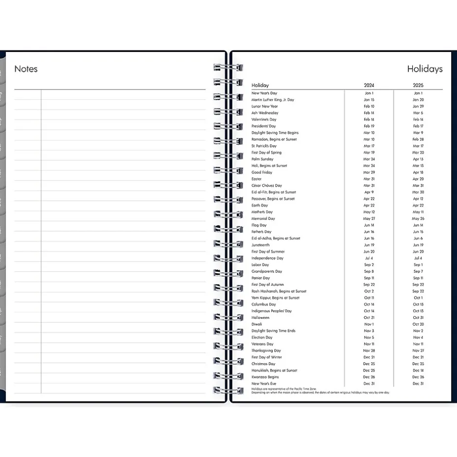 Blue Sky 2024-2025 Enterprise 5" x 8" Academic Weekly & Monthly Planner, Plastic Cover, Black (130611-A25) Discount