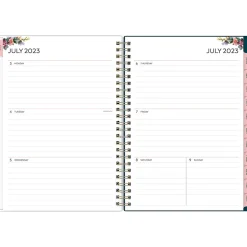Blue Sky 2023-2024 Greta 6.44" x 8.88" Academic Weekly & Monthly Planner, Multicolor (142332) Clearance