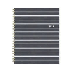 Blue Sky 2025 Hadley 8.5" x 11" Weekly & Monthly Planner, Plastic Cover, Gray/White (150781) Sale