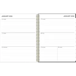 Blue Sky 2025 Hadley 8.5" x 11" Weekly & Monthly Planner, Plastic Cover, Gray/White (150781) Sale