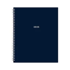 Blue Sky 2025 Harbour 8.5" x 11" Weekly & Monthly Planner, Plastic Cover, Navy (148240) Best