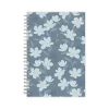 Blue Sky 2025 inkWELL Press Twilight Blooms 5" x 8" Weekly & Monthly Planner, Plastic Cover, Blue/Yellow (152191) New
