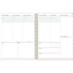 Blue Sky 2025 Julissa 8.5" x 11" Weekly & Monthly Planner, Plastic Cover, Multicolor (152231) Clearance