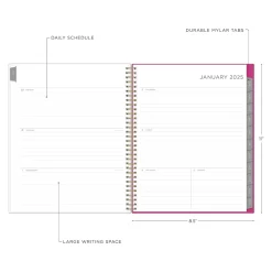 Blue Sky 2025 Kelly Ventura Magenta Blooms 8.5