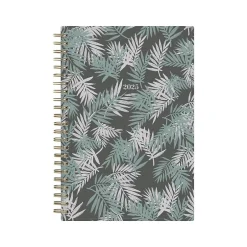Blue Sky 2025 Lolani 5" x 8" Weekly & Monthly Planner, Plastic Cover, Green/Gray (152462)
