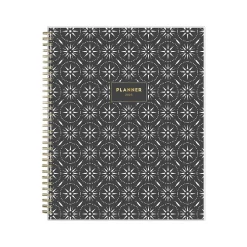 Blue Sky 2025 Makeera 8.5" x 11" Weekly & Monthly Planner, Plastic Cover, Dark Gray/White (150784) Discount