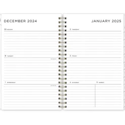 Blue Sky 2025 Marble Purple 5" x 8" Weekly & Monthly Planner, Plastic Cover, Purple/Pink (148250) Online