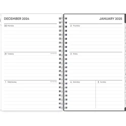 Blue Sky 2025 Montauk 5" x 8" Weekly & Monthly Planner, Plastic Cover, Gray/Beige (133875-25) Best