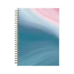 Blue Sky 2025 Ombre Sky 5.88" x 8.63" Weekly & Monthly Planner, Plastic Cover, Blue/Pink (147982) Outlet