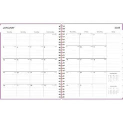Blue Sky 2025 Orchid 8" x 10" Monthly Planner, Plastic Cover, Purple (147941) Outlet