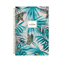 Blue Sky 2025 Paradise Again 5" x 8" Weekly & Monthly Planner, Plastic Cover, Multicolor (148331)