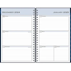 Blue Sky 2025 Passages 5" x 8" Weekly & Monthly Planner, Plastic Cover, Navy Blue (148657-25) Best