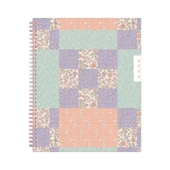 Blue Sky 2025 Quilted Garden 8.5" x 11" Weekly & Monthly Planner, Plastic Cover, Multicolor (152481) Outlet