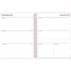 Blue Sky 2025 Quilted Garden 8.5" x 11" Weekly & Monthly Planner, Plastic Cover, Multicolor (152481) Outlet