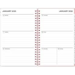 Blue Sky 2025 Quilted Garden 5" x 8" Weekly & Monthly Planner, Plastic Cover, Multicolor (152480) Best