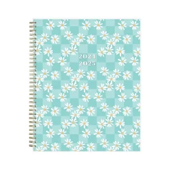 Blue Sky 2024-2025 Sandra Check 8.5" x 11" Academic Weekly & Monthly Student Planner, Plastic Cover, Mint Green/White Discount