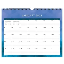 Blue Sky 2025 Savoy Cool 15" x 12" Monthly Wall Calendar, Blue (148770-25) Sale
