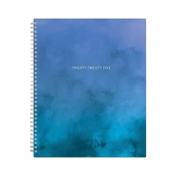 Blue Sky 2025 Savoy Cool 8.5" x 11" Weekly & Monthly Planner, Plastic Cover, Blue (148762-25) Clearance