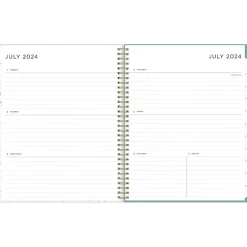 Blue Sky 2024-2025 Splatter Dot Jade 8.5" x 11" Academic Weekly & Monthly Planner, Plastic Cover, Mint/Gold (149043-A25) Online