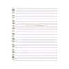 Blue Sky 2025 Wednesday Stripe 8.5" x 11" Weekly & Monthly Planner, Plastic Cover, Purple/White (147943) Online
