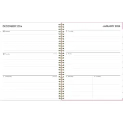 Blue Sky 2025 Wednesday Stripe 8.5" x 11" Weekly & Monthly Planner, Plastic Cover, Purple/White (147943) Online