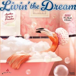 BrownTrout 2025 Avanti Livin' the Dream 12" x 12" Monthly Square Wall Calendar (9781975479695) Discount
