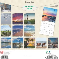 BrownTrout 2025 Carolina Coast 12" x 12" Monthly Wall Calendar (9781975474591) Best