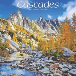 BrownTrout 2025 Cascades 12" x 12" Monthly Wall Calendar (9781975474607) Clearance