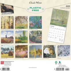 BrownTrout 2025 Claude Monet 12" x 12" Monthly Square Wall Calendar (9781975477424) Discount