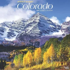 BrownTrout 2025 Colorado Wild & Scenic 12" x 24" Monthly Square Wall Calendar (9781975474713) Sale