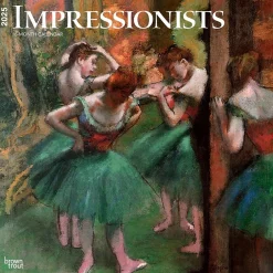 BrownTrout 2025 Impressionists 12" x 12" Monthly Wall Calendar (9781975474942) Sale