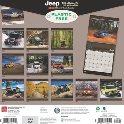 BrownTrout 2025 Jeep 12" x 12" Monthly Wall Calendar (9781975479794) Outlet