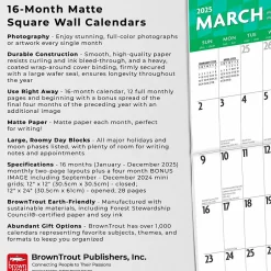 BrownTrout 2025 Large Print 12