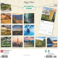 BrownTrout 2025 Magic Places 12" x 12" Monthly Square Wall Calendar (9781975475130) Outlet