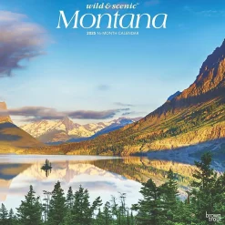 BrownTrout 2025 Montana Wild & Scenic 12" x 12" Monthly Wall Calendar (9781975475314)